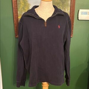 Ralph Lauren Dark Blue Pullover with Red Logo